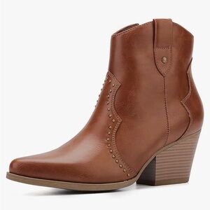 NWOT Centro Point Western Cowboy Ankle Boots Women’s Size 7